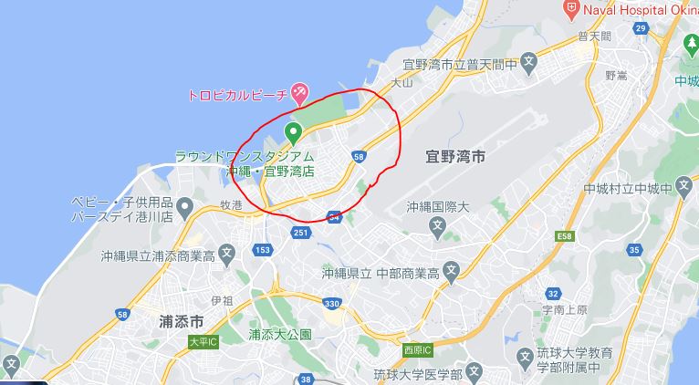 宜野湾市（大謝名・宇地泊・真志喜エリア）